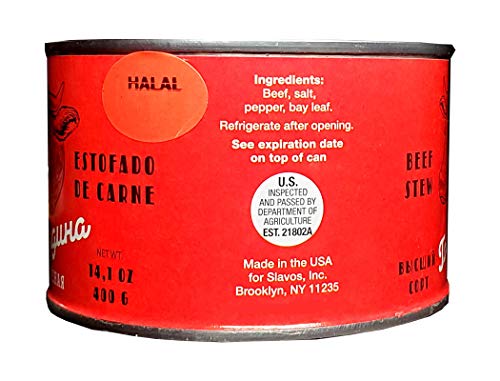 Beef Stew canned ( 14.1 Ounce / 400 Gram ) Tushonka. 100% Natural meat