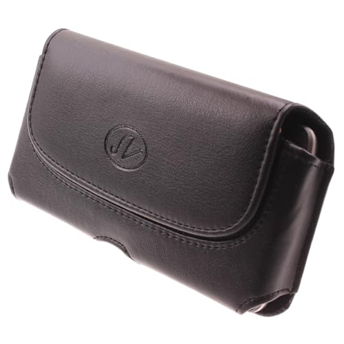 Leather Case Belt Clip for Compatible with Samsung Galaxy S6/Edge/S5/S4 Active (GT-i9295) Phones - Holster Cover Loops Pouch Carry Protective