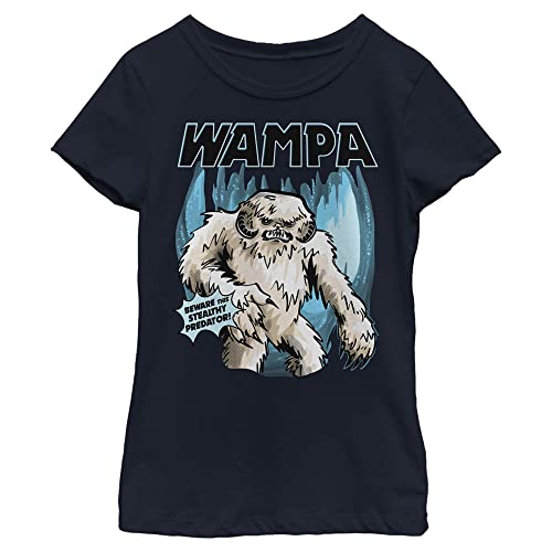 T-shirt Star Wars Wampa Cave à manches courtes pour fille en coton doux