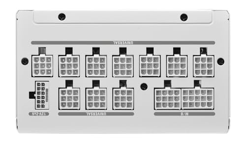 Image of Super Flower Leadex VIII Platinum PRO 1200W ATX 3.1&PCIe 5.1(Native 12V-2x6 Cable), Cybenetics Platinum, Smallest 125mm ATX PSU, Patent Super Connector, Full Modular, White, SF-1200F14SP (WH)