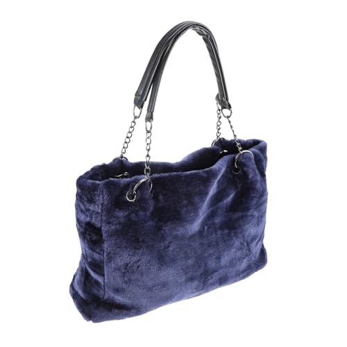 Sac en peluche rouge doux et léger à bandoulière unique grand format GALPADA