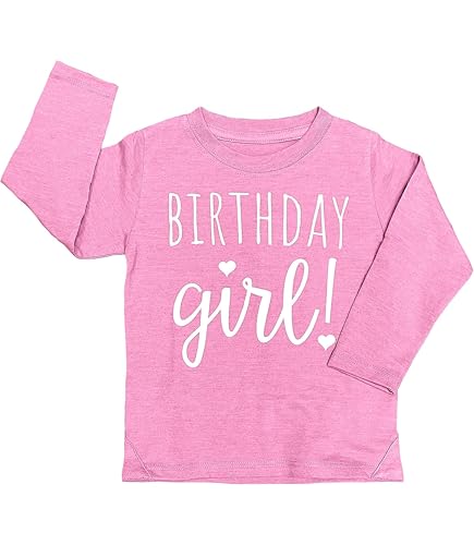 Image of Happy Birthday T-Shirt (Girls 1 to 12) Sassy Kids Party Tee - Sweet Baby /Toddler Outfit