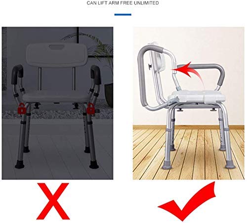 Chaise de douche pour personnes âgées robuste et antidérapante - 5