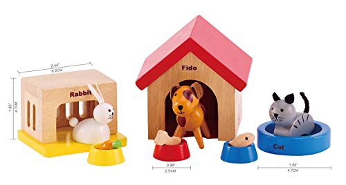 Hape Family Pets Wooden Dollhouse Animal Set - Image 5