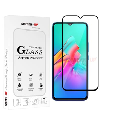 Image of ScreenUp Tempered Glass For Infinix Smart 5 Pro - Ultra Clear, 9H Scratch Resistant, Full Coverage, Easy Install Screen Protector