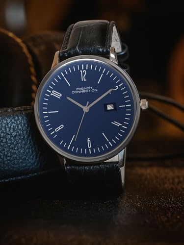 Image of French Connection Blue Sunray Dial | Analog Watch for Men's | FCN0163UBL