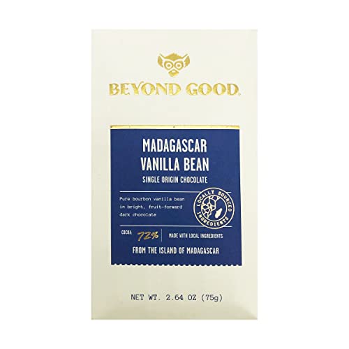 Beyond Good Madagascar Vanilla Bean Chocolate Bar, 2.64 OZ