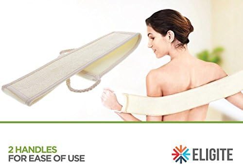 Long Loofah โ Exfoliating Back Scrubber for Cleaner & Smoother Skin โDouble-Sided Back Washer for Men & Women