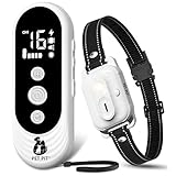 PET PIT Collier de Dressage pour Chien, sans Choc, Collier Electrique pour Chien, Portée 3km,1 50 Niveaux d’Entraînement, 4 Modes (Bip, Vibration, Lumière,Bip+Vibration), Étanche IPX7