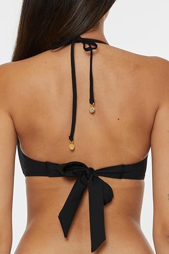 Trina Turk Women's Monaco Buckle Bandeau Bikini Top, Adjustable, Tie Back, Swimwear Separates2