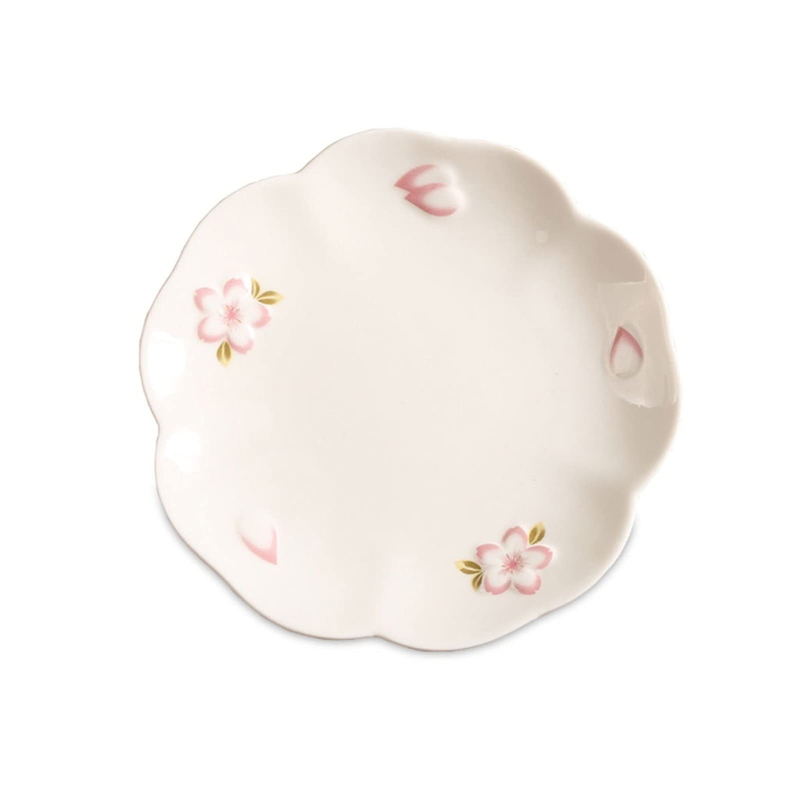 Assiettes plates/Assiettes DIner Plaques de dîner rose for la fleur de cerisier japonais Plaques de service en céramique for le restaurant Cuisine et famille Utiliser un four à micro-ondes et un coffr