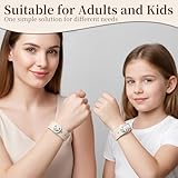 LAY STAY 2Pcs Travel Sickness Bands for Adults and Kid, Silicone Acupressure Relief Sea Sickness Wristbands, Nausea Relief Bands for Motion Travel Boat and Car Rides, Silicone, Milky White - Image 6