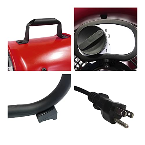 Maxx Air High Velocity Floor Fan, Multi-Purpose Portable Air Circulator For Shop, Home, Restoration… (10" High Velocity) #TOP2