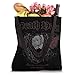 Death Note Misa Amane Retro Goth Winged Heart Anime Tote Bag