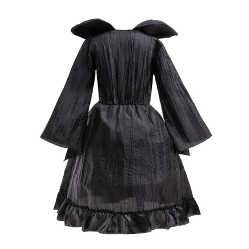 Disfraz Niña Hada Negra Halloween Talla 5-10 miniatura 2