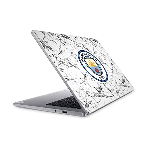 Skin Man City autocollant vinyle marbre blanc compatible avec ordinateur Mi Notebook 14 2020
