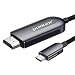Produktbild USB C auf HDMI Kabel, PODOOR 4K USB Typ C zu HDMI Kabel Thunderbolt 3 kompatibel für MacBook Pro 2019/2018/2017, MacBook Air Pro 2019/2018, Honor 10, Samsung S10 Grau 1.8m/6ft
