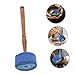 Mobestech Tibetan Singing Bowl Mallet Wooden Felted Striker Stick for Meditation Yoga Sound Healing Percussion Accessory Ergonomic Grip Copper-enhanced Acoustics