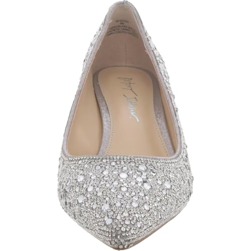 Betsey Johnson Womens Scout Shimmer Rhinestone Kitten Heels3