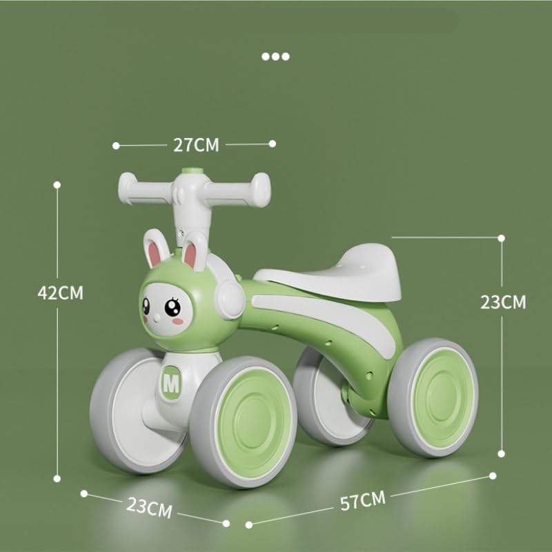 Coche sin Pedales Bicicleta de Equilibrio for Interiores y Exteriores sin Pedales Andador for bebés Juguetes Ruedas silenciosas, Primera Twister Coches