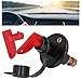 Battery Disconnect Switch, ABS Battery Shut Off Knob Switch Power Cut Off Isolator DC 12V 24V Accessory for Car Boat Yacht