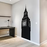 Big Ben Wall Decal Sticker. UK England London Wall Decor. Tourist, Holiday, Wall Theme Decor. #260