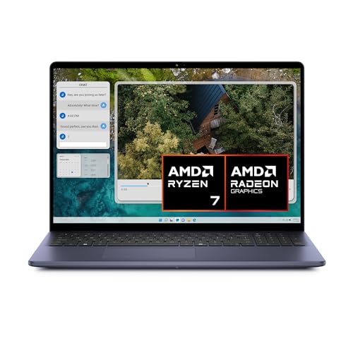 Dell Inspiron 16 5645 Laptop, 16 Inch 16:10 FHD+ (1920 x 1200) Display, AMD Ryzen 7 8840U Processor, Radeon Graphics, 16 GB RAM, 1 TB RAM, Windows 11 Home, QWERTZ Keyboard, Ice Blue Dell Inspiron 16 5645 Laptop, 16 Inch 16:10 FHD+ (1920 x 1200) Display, AMD Ryzen 7 8840U Processor, Radeon Graphics, 16 GB RAM, 1 TB RAM, Windows 11 Home, QWERTZ Keyboard, Ice Blue