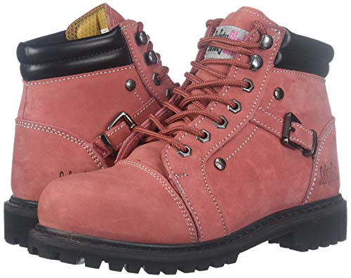 Safety Girl GS007-Pink-10M Safety Girl Fusion Work Boot - Pink Steel Toe 10M, English, Capacity, Volume, Leather, 10M, Pink () - Thumbnail 2