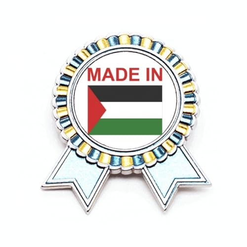 Broche Palestine badge en métal à offrir | Médaille souvenir taille M