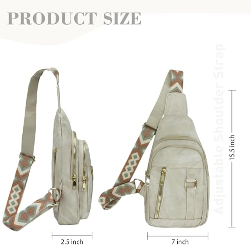 MICOM Small Sling Bag For Women，Casual Crossbody Sling PU Leather Bags，Anti-Theft Crossbody Bags，Sling Purses for Travel3