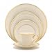 Lenox Eternal Gold-Banded Fine China 5-Piece Place Setting, Service for 1 , Ivory - 140190600