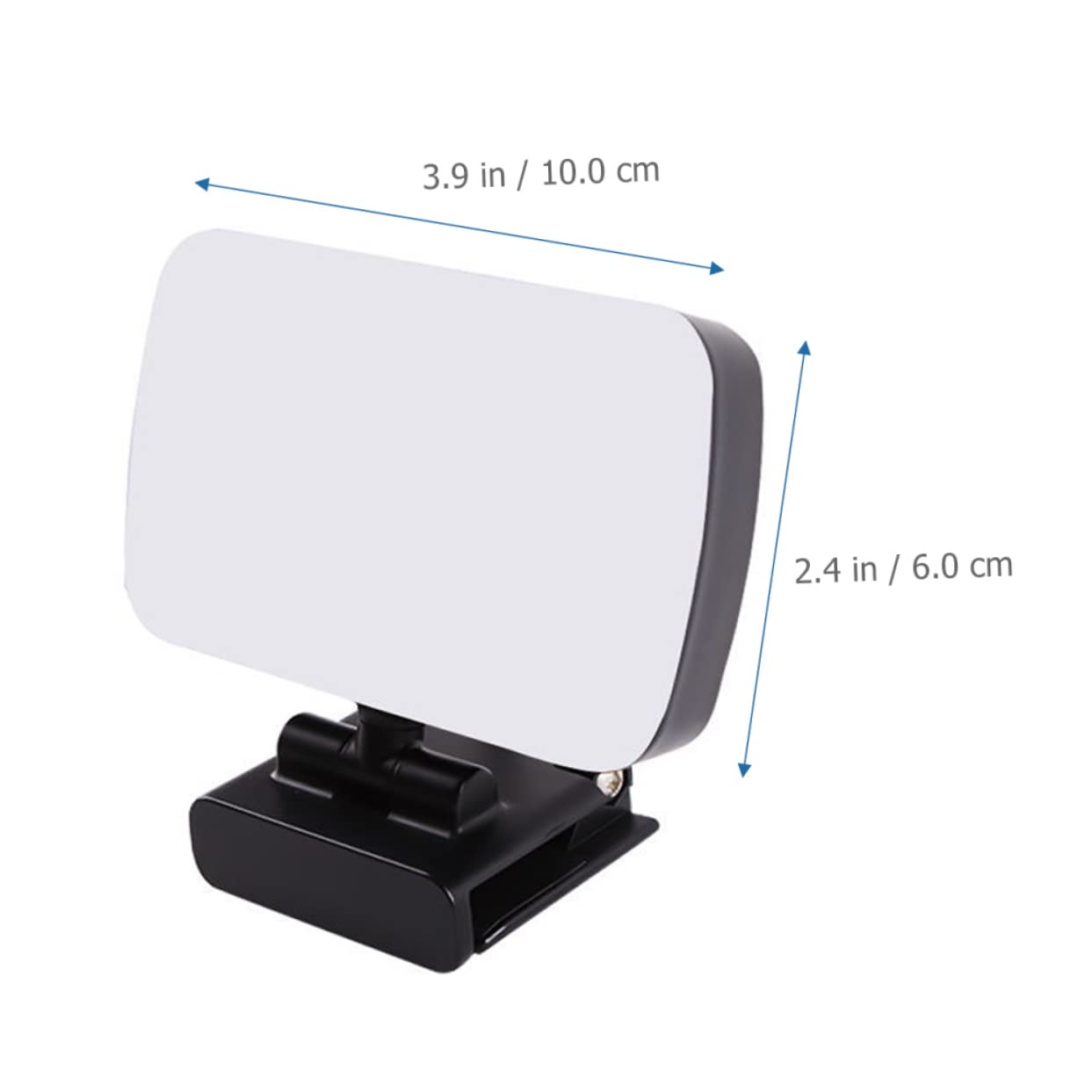 Angoily Professional Webcam Light for Video Conferencing Clip-on Laptop Light 360° Rotation for Live Streaming and Makeup