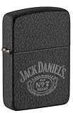Zippo Jack Daniel's No. 7 Design 1941 レプリカ ブラック クラックル ポケット ライター