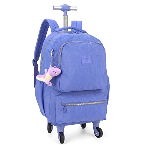 Mochila Escolar com Rodinhas 360 Graus Up4You Lilás MC51611UP