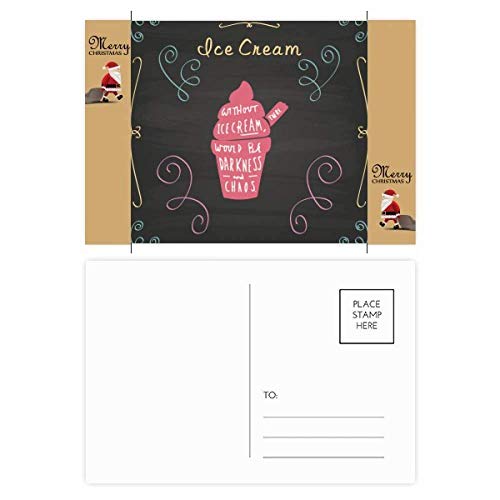 Cartes postales de remerciement message There would Be Darkness lot de 20 papeterie mate