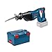 Bosch Professional 18V System Akku Säbelsäge GSA 18 V-LI (inkl. 2x Säbelsägeblatt (Holz/Metall), L-BOXX, ohne Akku/ Ladegerät)