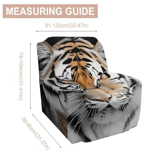 Housse de canapé simple matelassée Tiger2 lavable en machine - 3