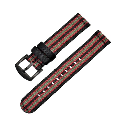 Bracelet de bande de tour en nylon 18mm 20mm 22mm 24mm pour montre Active2