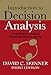 Introduction to Decision Analysis (3rd Edition)