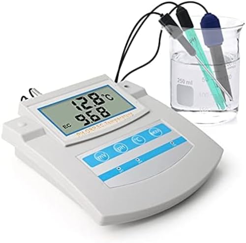 Medidor de calidad del agua - pH, ORP, TDS, EC, CF, medidor de temperatura para piscinas, acuarios, laboratorios