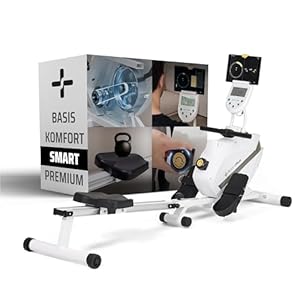 Rudergerät für zuhause klappbar - SportPlus Rudergerät klappbar extra leiser Magnetwiderstand - Rudermaschine für zuhause Kinomap - Rudergeräte Magnetwiderstand Trainingscomputer App Rowing Machine