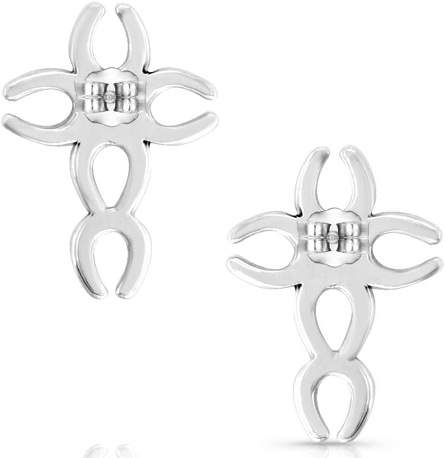 Montana Silversmiths Western Lifestyle Cross Earrings