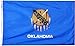 Oklahoma State Flag 3x5 ft. Nylon SolarGuard Nyl-Glo 100% Made in USA to Official State Design Specifications by Annin Flagmakers.  Model 144360
