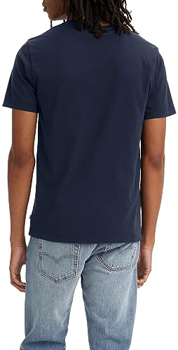 Levi's Herren 2-Pack Crewneck Graphic Tee T-Shirt, Chesthit White / Dress Blues, XXL – Ansicht 4