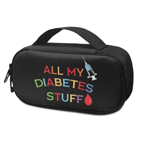 GIFTPUZZ Insulin Cooler Travel Case All My Diabetes Stuff Insulin...