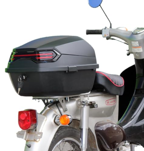 バイク用 リアボックス トップケース 40L 【マットブラック】 軽量 防水...