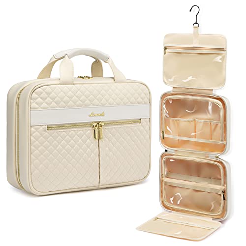 Beauty Case da Viaggio Donna da Appendere Impermeabile Trousse Trucchi Necessaire Alta Capacità porta da Accessori Utili Makeup Bag con Gancio