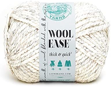Lion Brand Yarn Company 1-Piece Wool-Ease Thick and Quick, Denim, one Size, 640-114B