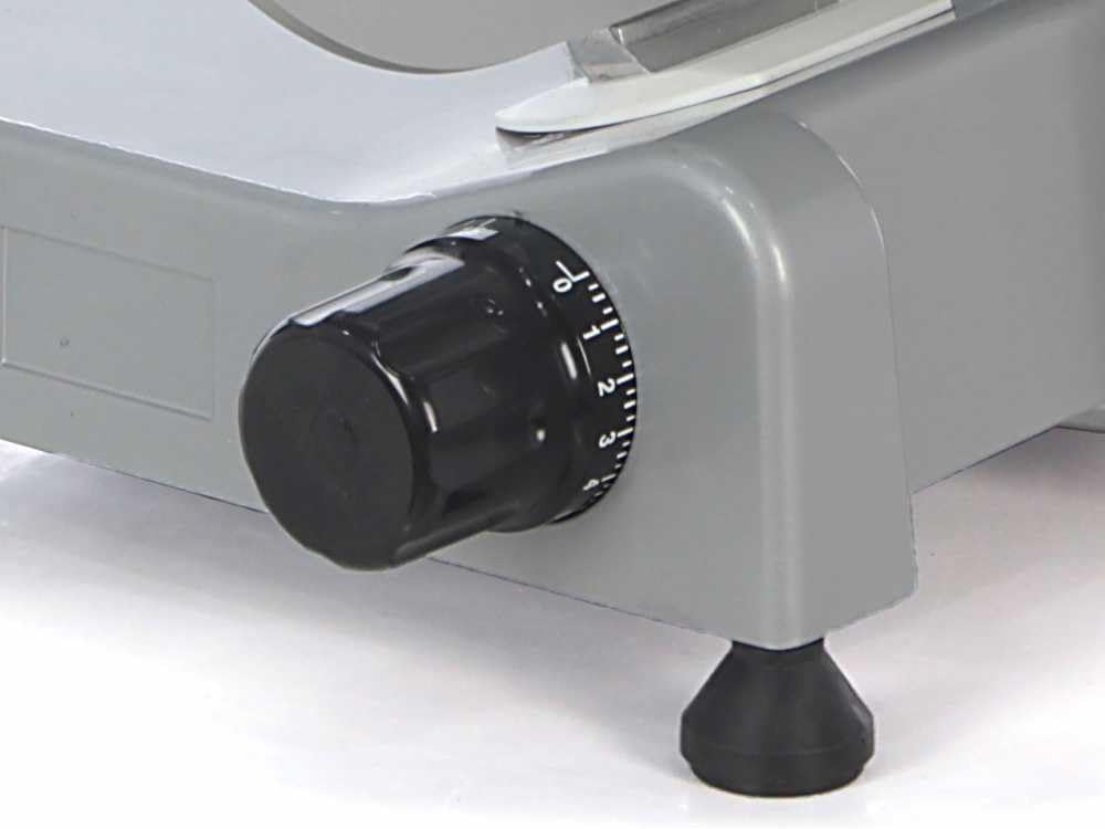 Affettatrice elettrica professionale lama 25 temperata GP250 140w affettare in casa carni verdure pane formaggi (Grigio)