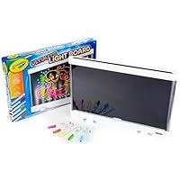 Crayola Ultimate Light Board - White, Kids Drawing Tablet, Holiday & Christmas Gifts, LED Drawing Board, Sketching Art Projector, Toys for Boys & Girls, 6+